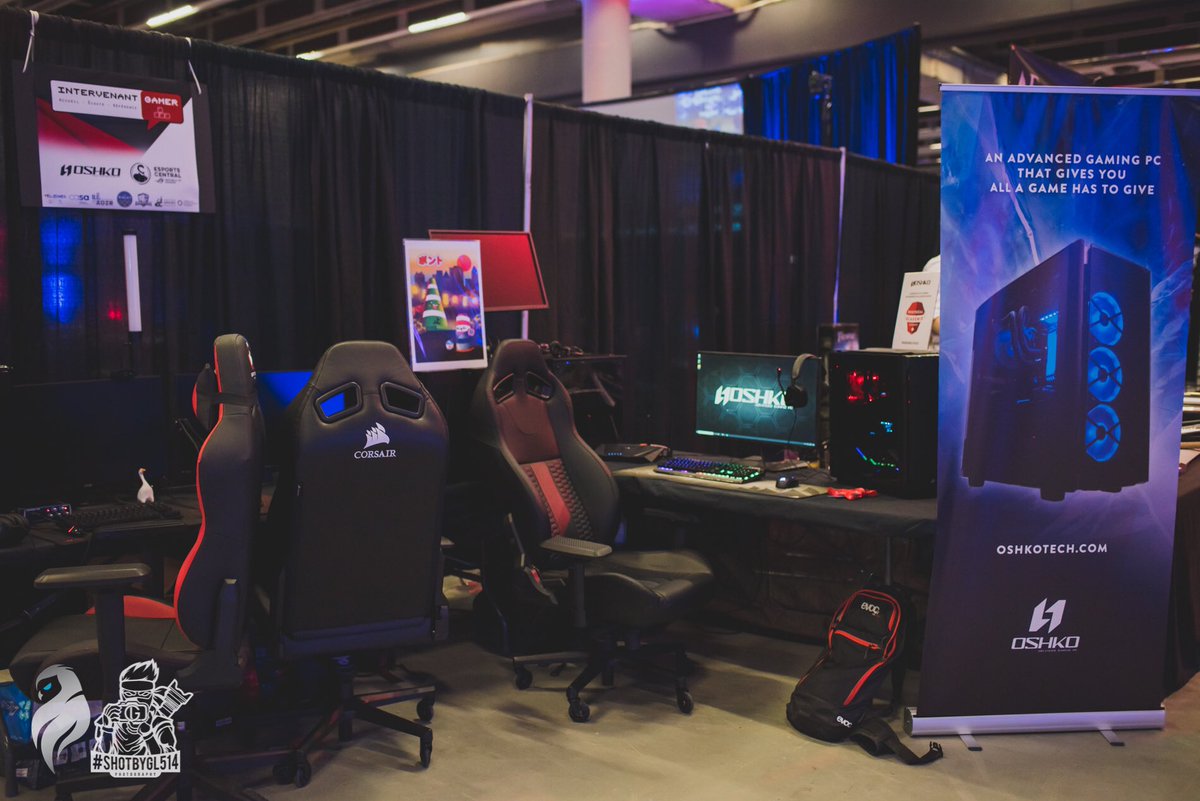 shotbygl514's tweet photo. Did y'all catch @intervenantgamer x @oshkopc setup during #lanets2020 @lan_ets. Gotta have the right gear when streaming right? https://t.co/dOKoCYCFcC