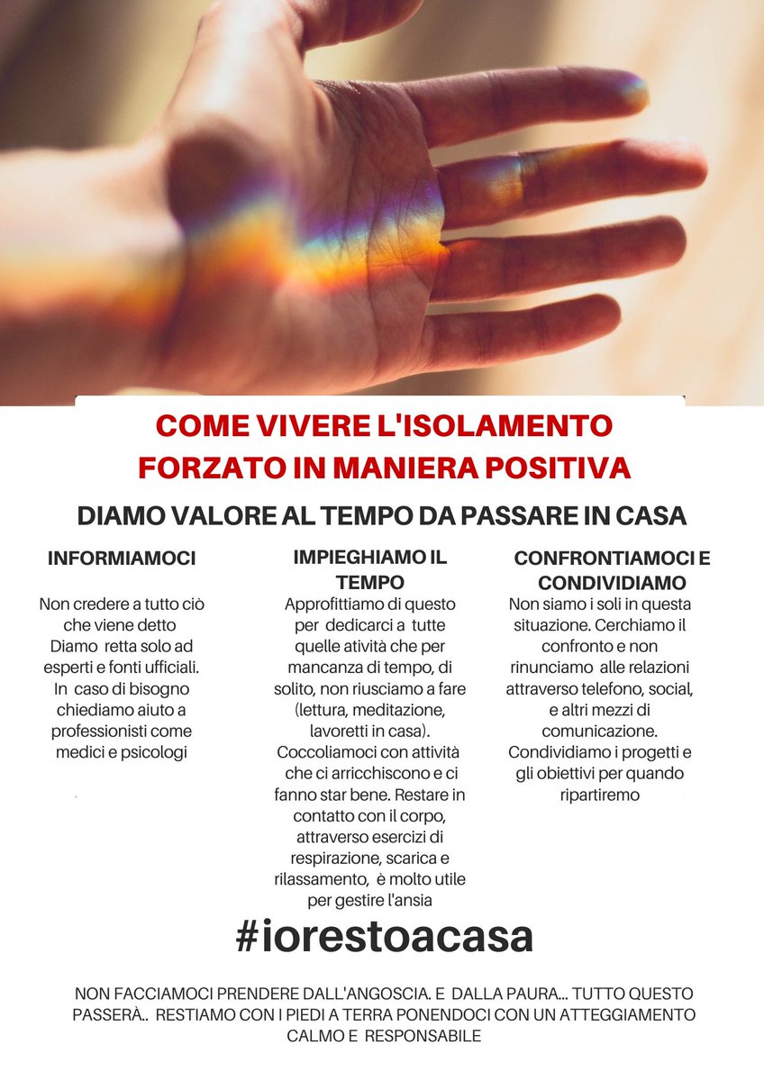 Giovenchim's tweet photo. #iorestoacasa  #andratuttobene https://t.co/aMKCdv1Beq