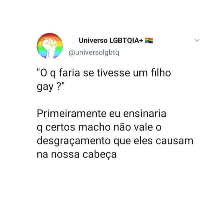 QuebrandoOTabu's tweet photo. Exatamente 💁🏻‍♀️

Via: @universolgbtq https://t.co/OfAvSGsNb0