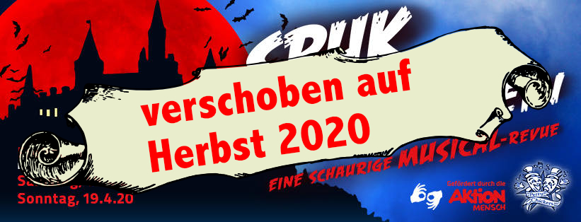 perrychickers's tweet photo. Leider müssen wir euch mitteilen, dass wir „Spuk auf Burg Schlotterstein“ aufgrund der Vorsichtsmaßnahmen gegen die Covid-19-Epidemie verschieben müssen. Wir planen nun, unsere Revue im Herbst 2020 aufzuführen. Nähere Infos findet ihr auf https://t.co/8H6outUaXp. Bleibt gesund!❤️ https://t.co/atMedA0swy