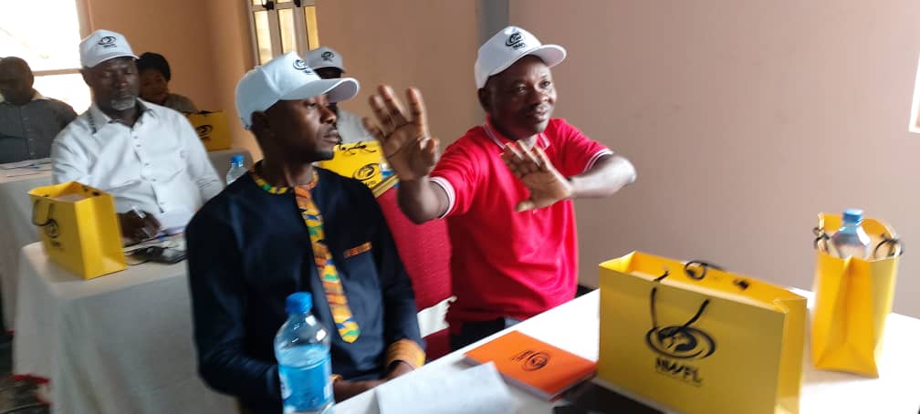 TheNWFL's tweet image. The participants are presently having impassioned discussions about issues such as social media, media relations and media operations with our resource person Morakinyo Abodunrin. 

#NWFLMediaOfficersSeminar
#NWFLEvolve