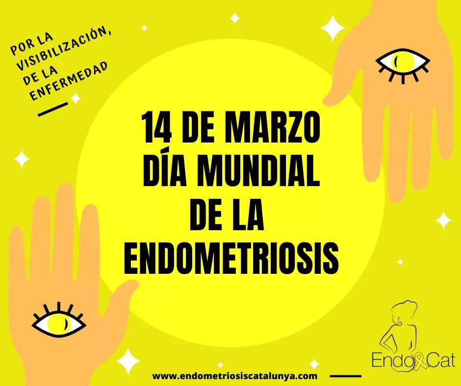 EndoCatalunya's tweet photo. 14 de Marzo Día Mundial de la Endometriosis
Hagamos visible lo invisible
¡Feliz día Endoguerreras! 💛
#endometriosis #diamundialendo #difusion #visibilidad #endocat https://t.co/mqFWdwYi48
