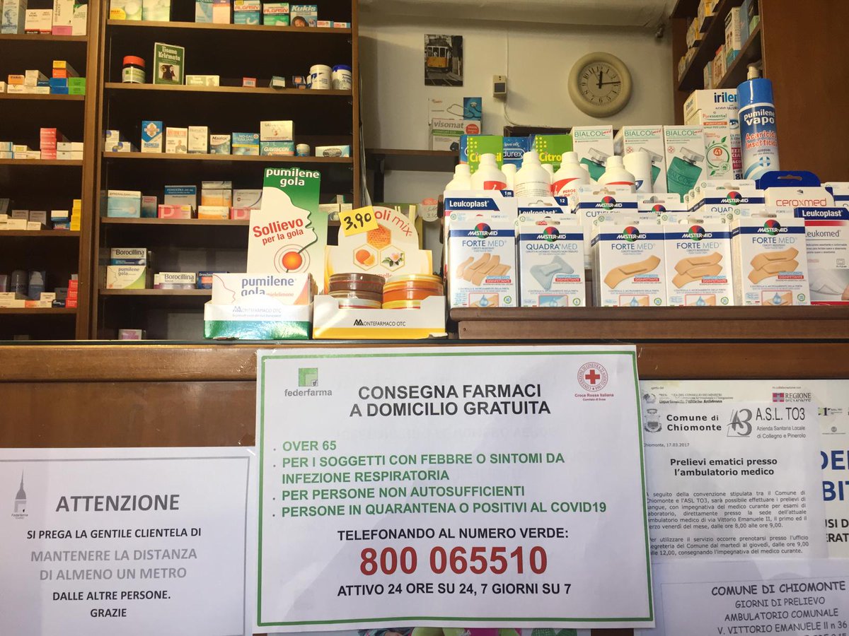 IFRC_Europe's tweet photo. Italian #RedCross volunteers are delivering medicine to the homes of vulnerable people in self-isolation. They can ask for assistance 24/7 by calling a toll-free number. #TimeOfKindness #UnItaliaCheAiuta https://t.co/CtjQJWIXyZ