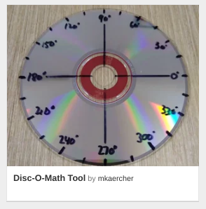 shskaercher's tweet photo. I'm super psyched to learn that my Disc-O-Math Tool has been selected as a Finalist in the @instructables After School Challenge Contest!
https://t.co/JEgcQxKRXZ
#MTBoS #iteachmath #mathmaker https://t.co/KKxJxcsO12