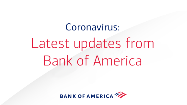 Great resource from <a href="/BankofAmerica/">Bank of America</a> outlining what we're doing to support our customers’ and employees needs as the situation with coronavirus (COVID-19) continues to develop: bit.ly/3d8F7h0