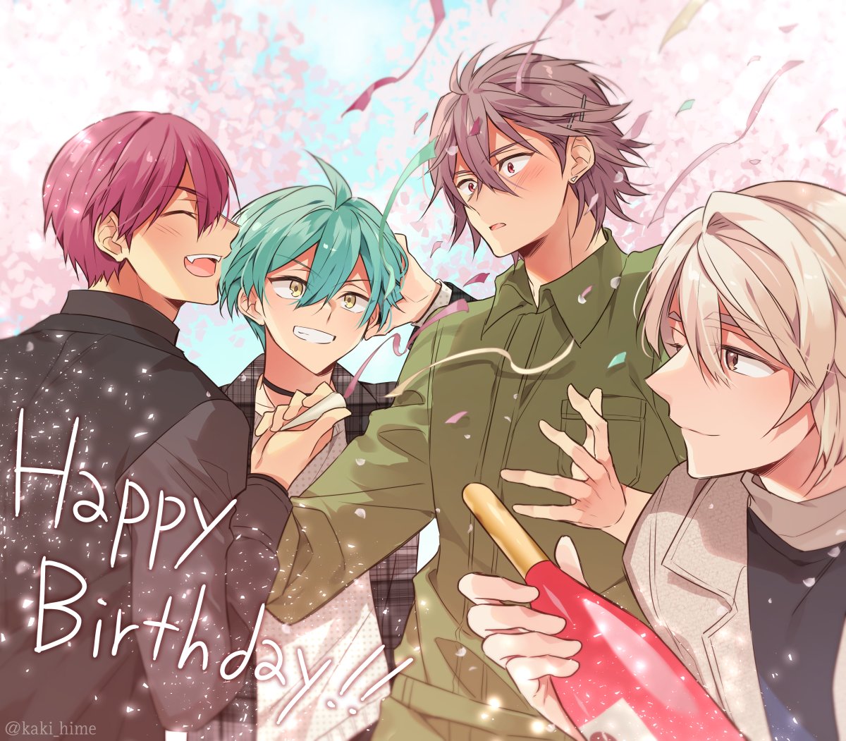 「ハッピーバースデー、トラ!
????

#御堂虎於生誕祭2020 」|カキ🐿のイラスト