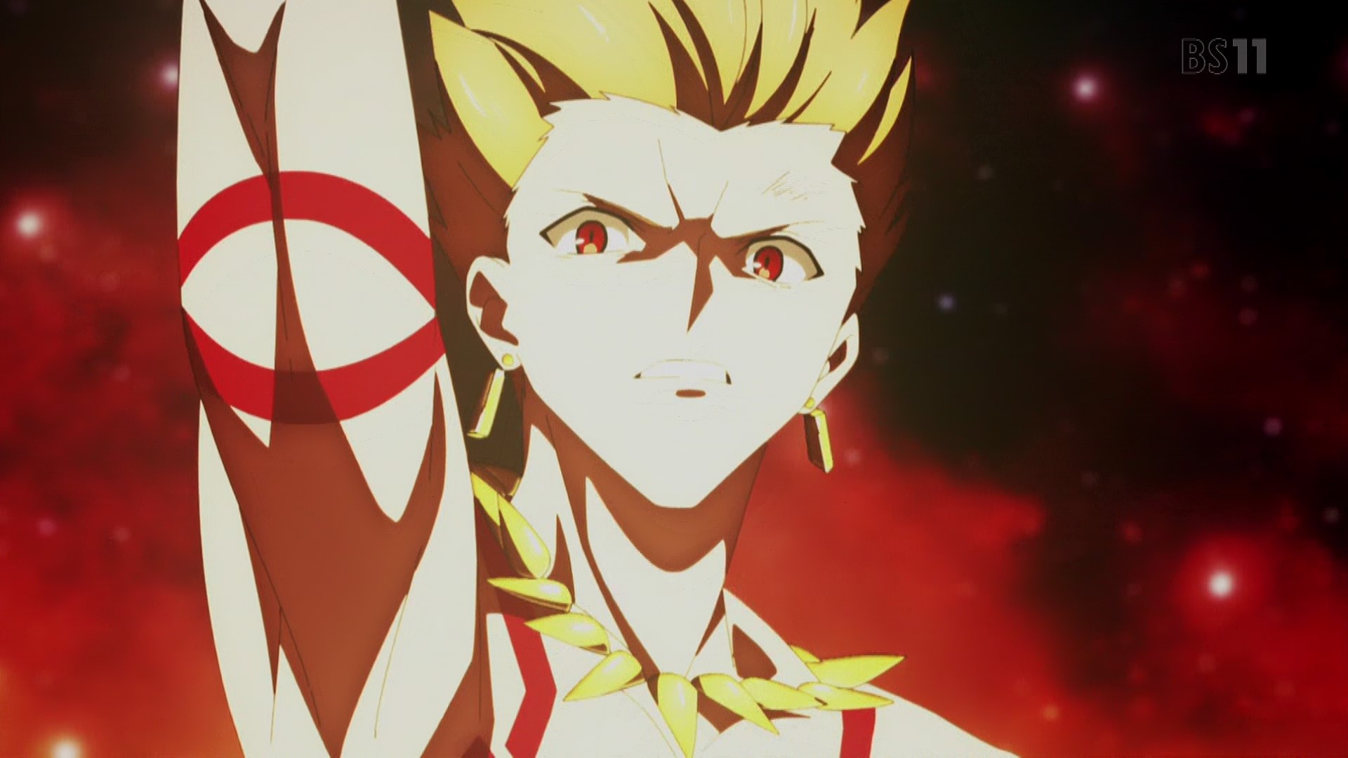 原初を語る 天地は分かれ 無は開闢を言祝ぎ 世界を裂くは我が乖離剣 星々を廻す臼 天上の地獄とは創世前夜の終着よ 死をもって鎮まるがいい 天地乖離す開闢の星 エヌマ エリシュ Fgo Ep7 Fgo バビロニア 話題の画像がわかるサイト