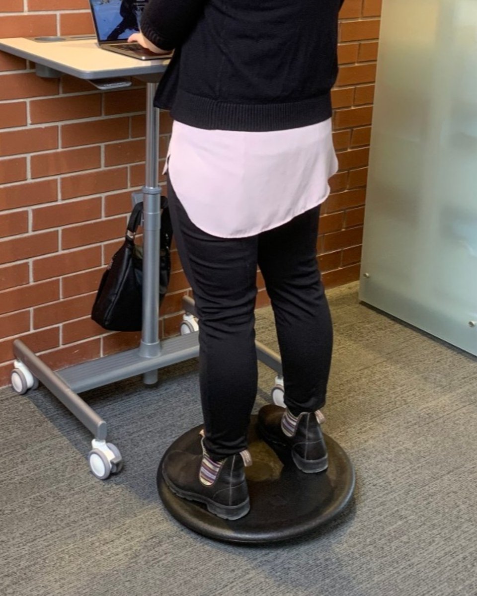 KOREstoolDesign's tweet photo. Looking for an ergonomic way to stand at a standing desk ? Our floor wobbler creates blood flow while standing and reduces stress to joints. Try it out today!
#korestool #korewobblechair #korewobble #wobblestools #flexibleseating #autism #specialneeds #ADD #ADHD #floorwobbler https://t.co/xAiSGw7axw