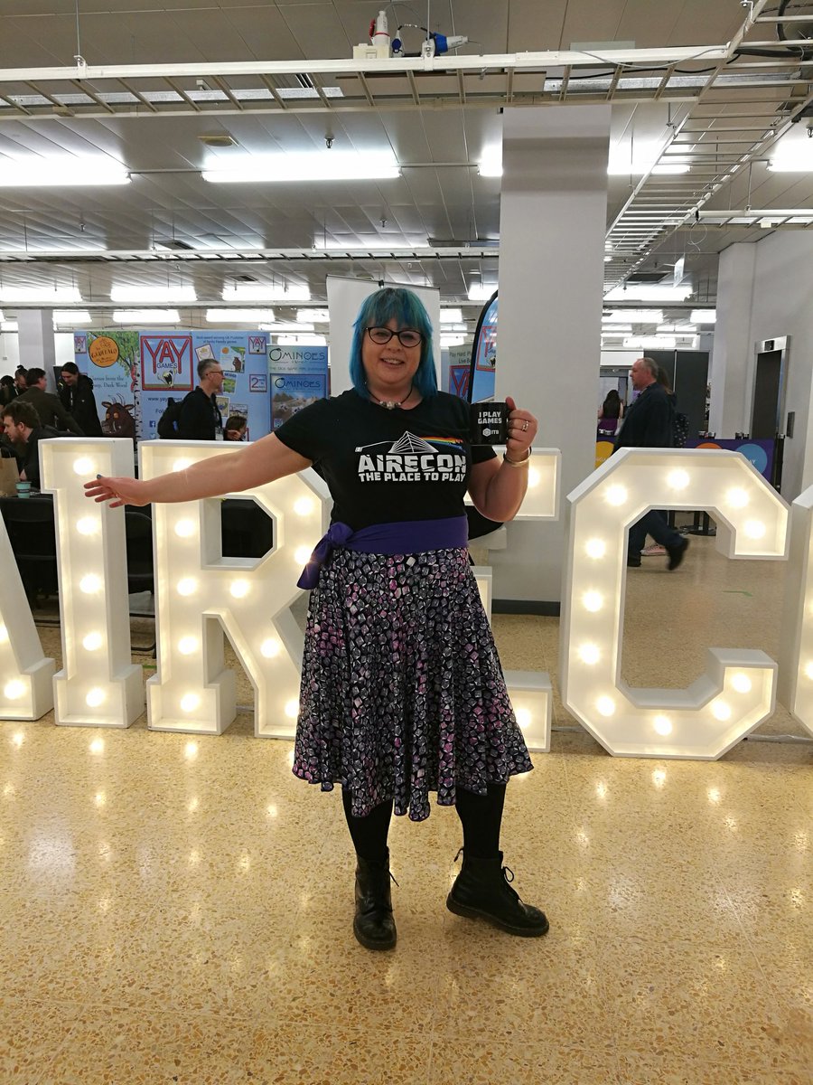 All ready for day 2 of <a href="/airecon/">Lizeth Morales</a>! #boardgames #handmade