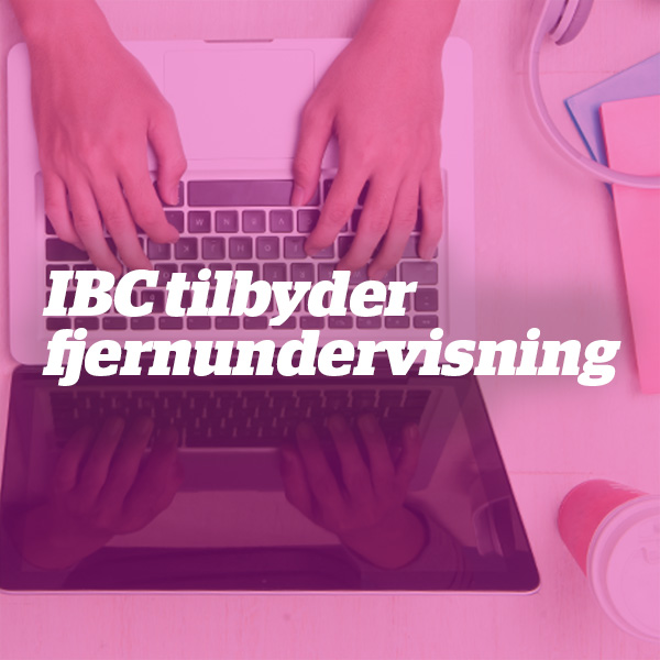 IBC tilbyder fjernundervisning med efteruddannelses-godtgørelse (VEU). Det kan fx være relevant for dig, der er i karantæne på grund af coronavirus. Kurserne kan tages i hold, eller hvor du selv vælger mellem 90 fag.  
 
Læs mere her: kurser.ibc.dk/online-kurser