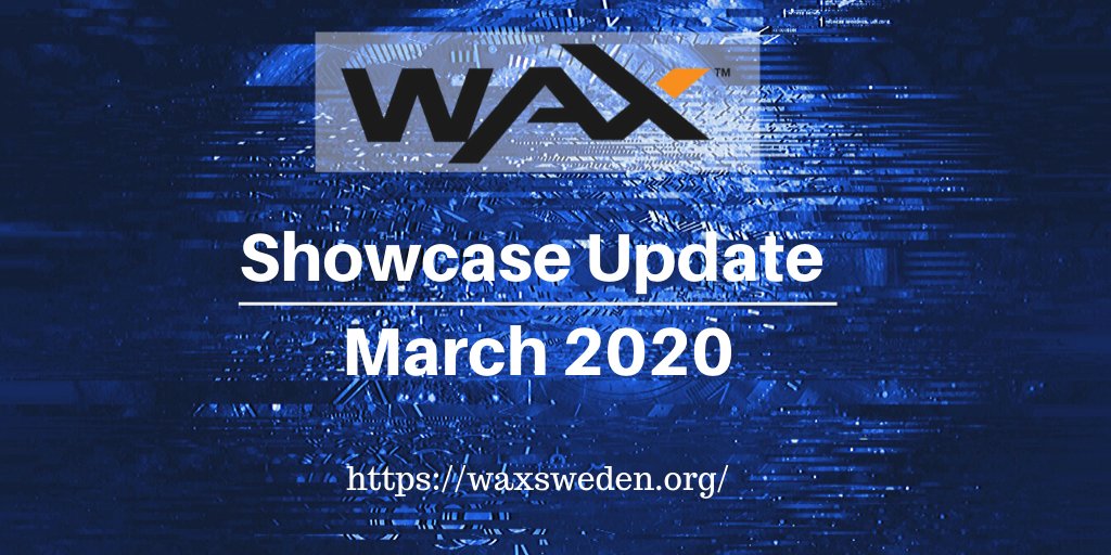 We published a <a href="/WAX_io/">WAX</a>  showcase update to share what we have been working on for the last few months.
waxsweden.org/wax-showcase-u…
