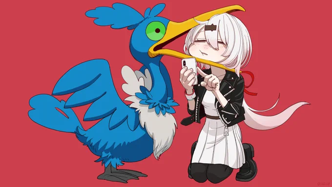 ウッウダントツだけど可愛くない絵も好評で嬉しかったです。描いてるの同じ人って気づいてない人もいるかも…
 #自分のPixivブクマTOP3をあげる 