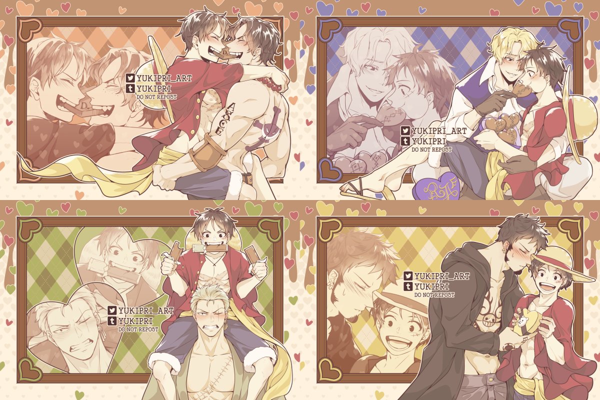 ルフィ愛され／ルフィ総受け】 💕バレンタイン & ホワイトデー企画