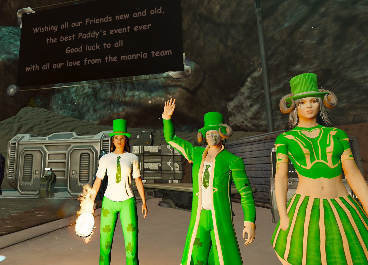 MonriaTheGame's tweet image. Happy St Paddys event #monria #entropiauniverse #spd2020 | ow.ly/30qi50yLJ7g