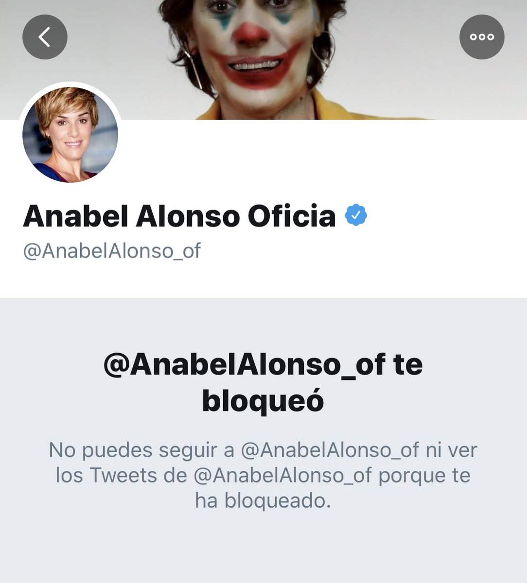 Me ha bloqueado este trozo de carne feminazi.