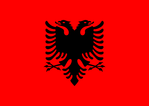 Albania. 10/10. Scary AF. Bright red with the silhouette of a double-headed eagle... In action since 1912, their independence from the Ottoman Empire. Impressive and intimidating in equal measure.