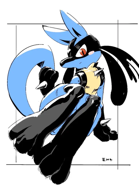 お題箱「More of Lucario's paws, please!」

多分ルカリオのおみ足をもっと見たい!
みたいな内容だと思います
ありがとうございます! 