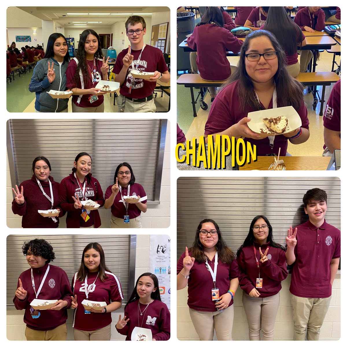Pi Day Competition was a success! 3rd place- 77 digits, 2nd place- 108 digits, and NEW <a href="/JSMFC/">MortonFreshmanCenter</a> RECORD HOLDER is Daniela Gomez, who recited 166 digits of Pi! 🤩 Congrats to all! Thank you <a href="/JSMFCMathletes/">JSMFC Mathletes</a>  and FCSAALT for your help! #MortonPride #OrgulloMorton