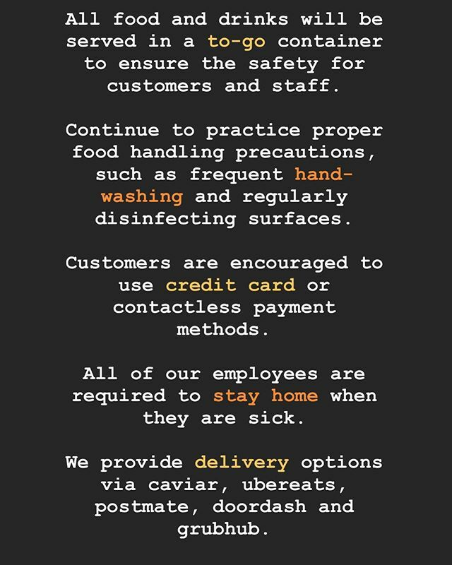 CafeSqOne's tweet photo. Covid-19 precautions https://t.co/rsM3mNVZY7