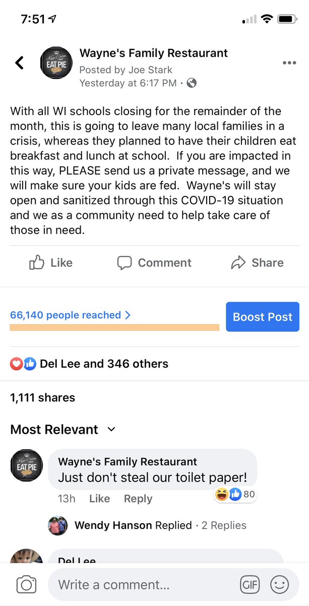 BaseballOconto's tweet photo. @GMA small town, Wisconsin takes care of our own. We hope the rest of the country does too! https://t.co/vITCPolgdw