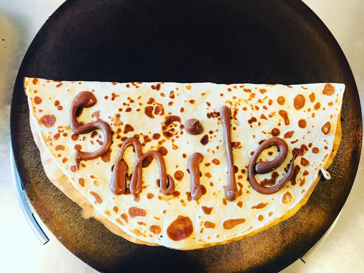 LaCrepeBakery's tweet photo. Smile, be happy 😃 and eat crepes ❤️❤️👩‍🍳👩🏽‍🍳@lacrepebakerycafe 
•
•
•
•
#berea #bereafood #bereabreakfastclub #clefoodies #cleaneating #clefoods #clecrepes #cleancoffee #celebreak #cleaneatingforlife #strongsville #strongsvillestylist #parma #parmabreakfast #parmacoffee https://t.co/7llHUl1IWm