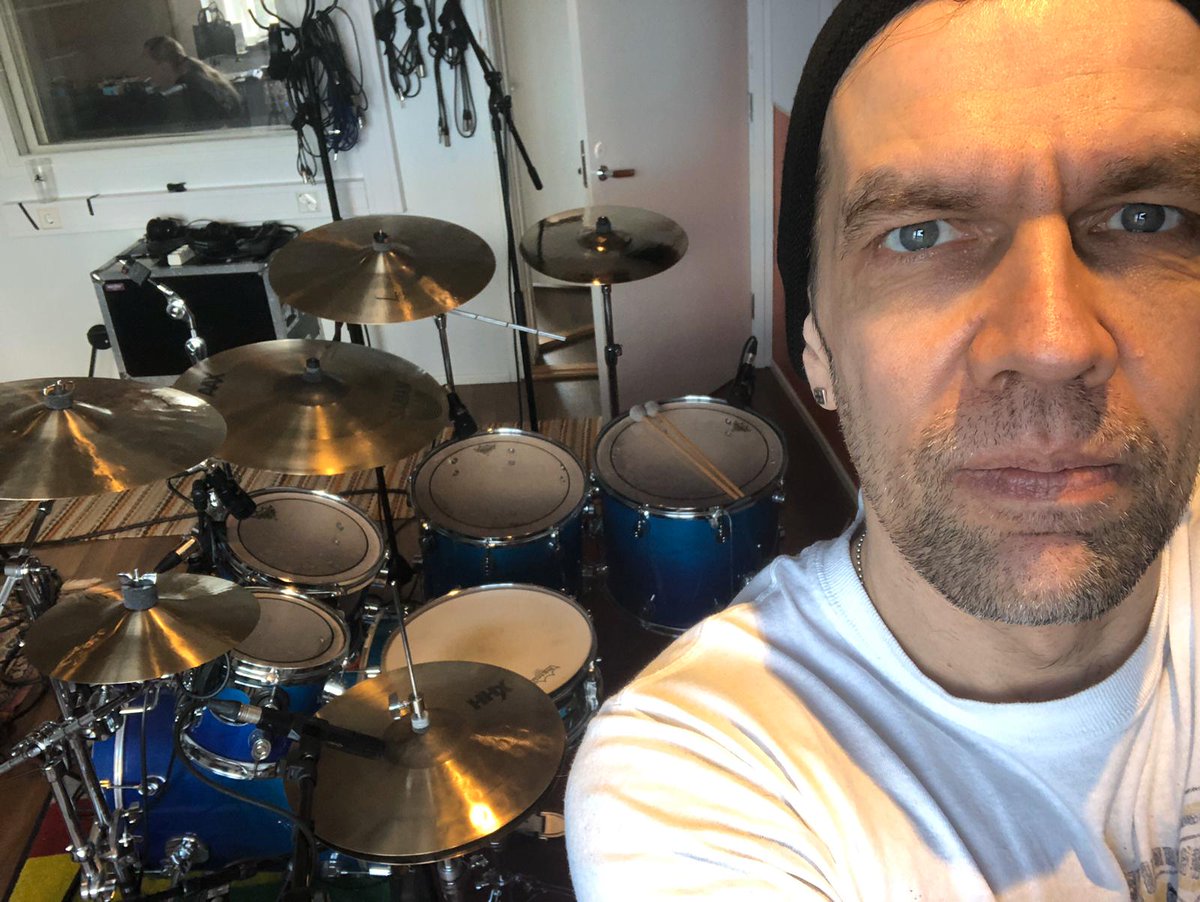 Everything is ready for drum recording