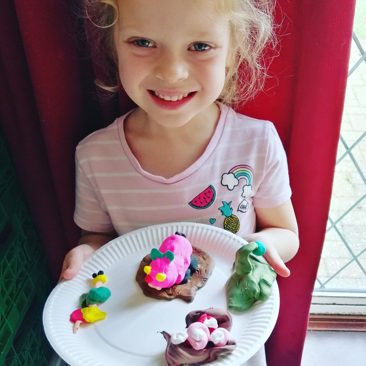 RebeccaFrohawk's tweet photo. Olivia's Little Farm Sculpture
Includes a Pig in a Muddy Puddle, a Butterfly, a Tree and a Nest with Eggs in
#Artistoftheweek @ReffleyPrimary @Mr_Bickley https://t.co/RwTuncPku3