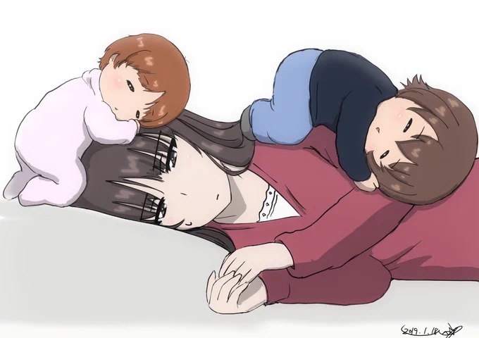 過去絵・西住母娘シリーズ #ガルパン #garupan 