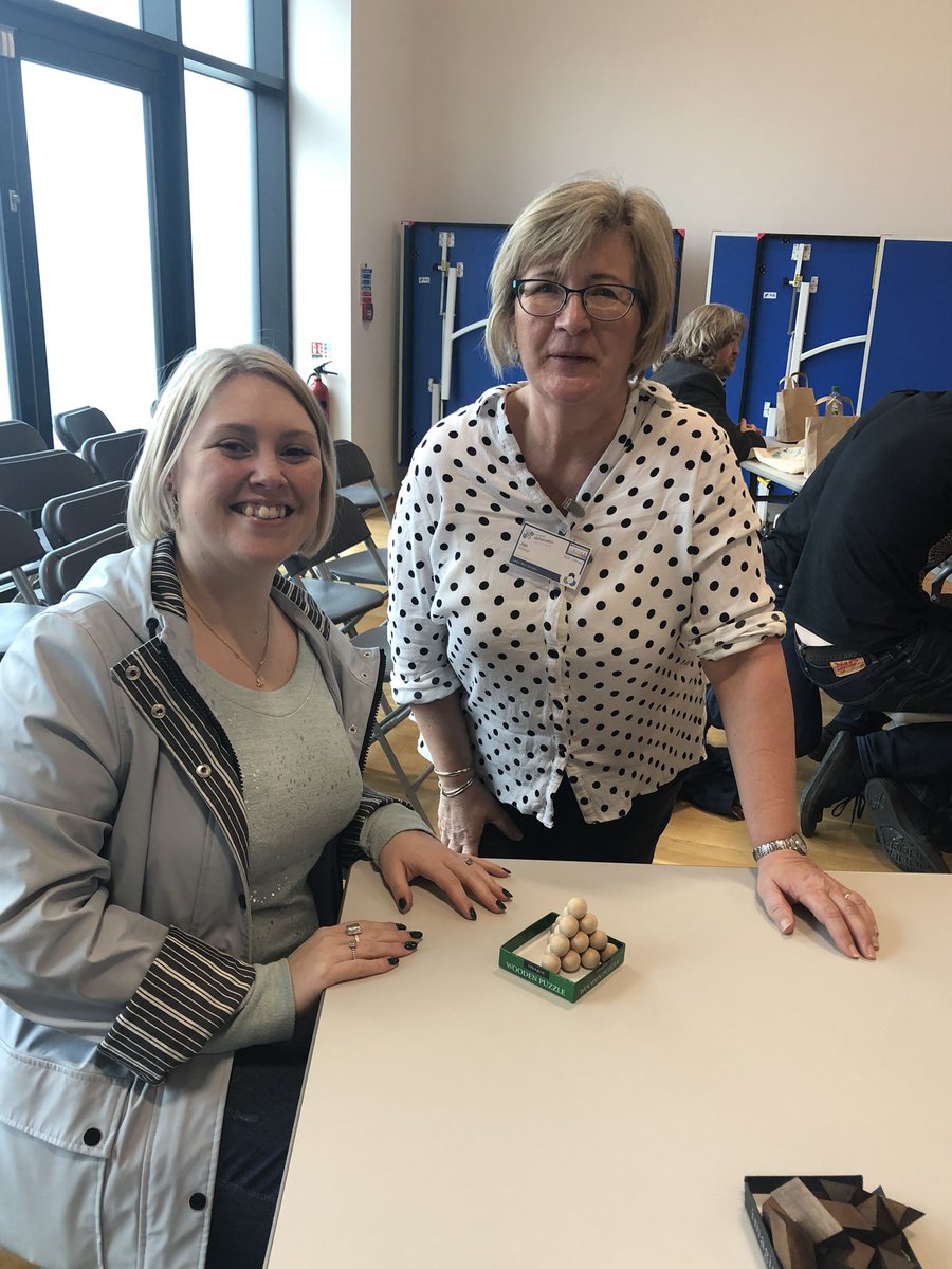 #MathsConf22 two mathematicians successfully completed the pyramid challenge