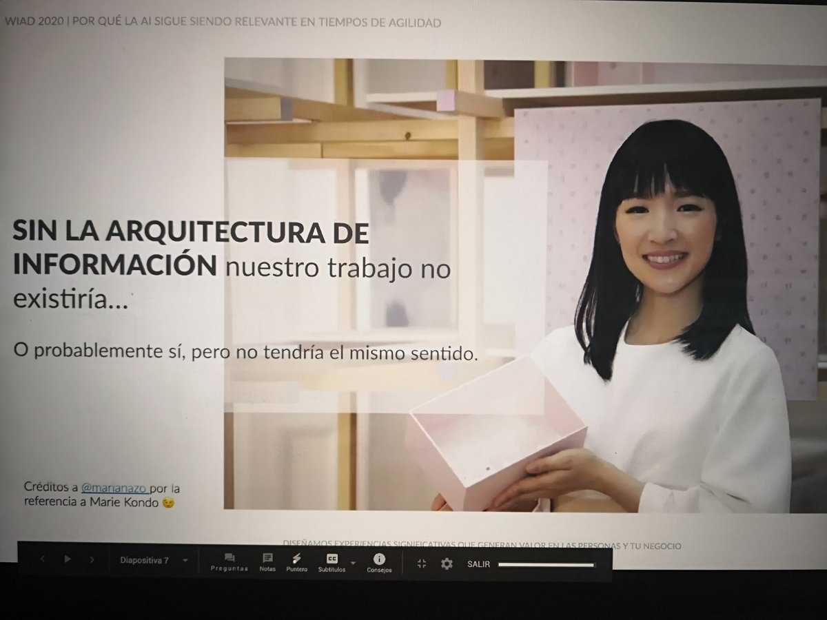 lilianareyes's tweet image. Me encanta esta slide 💕 #WIAD2020 @negracuriche
