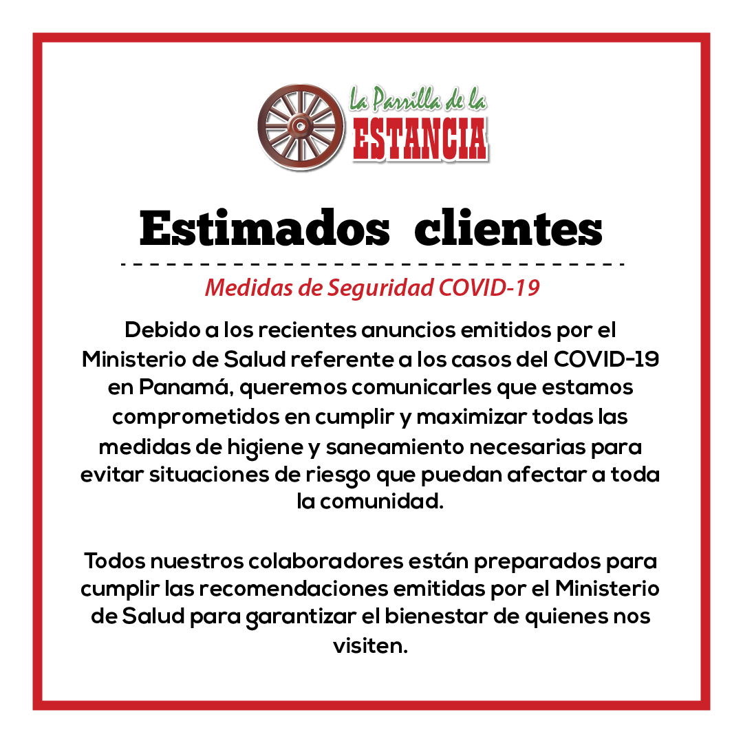 Comunicado #UnidosLoHacemos #COVID19