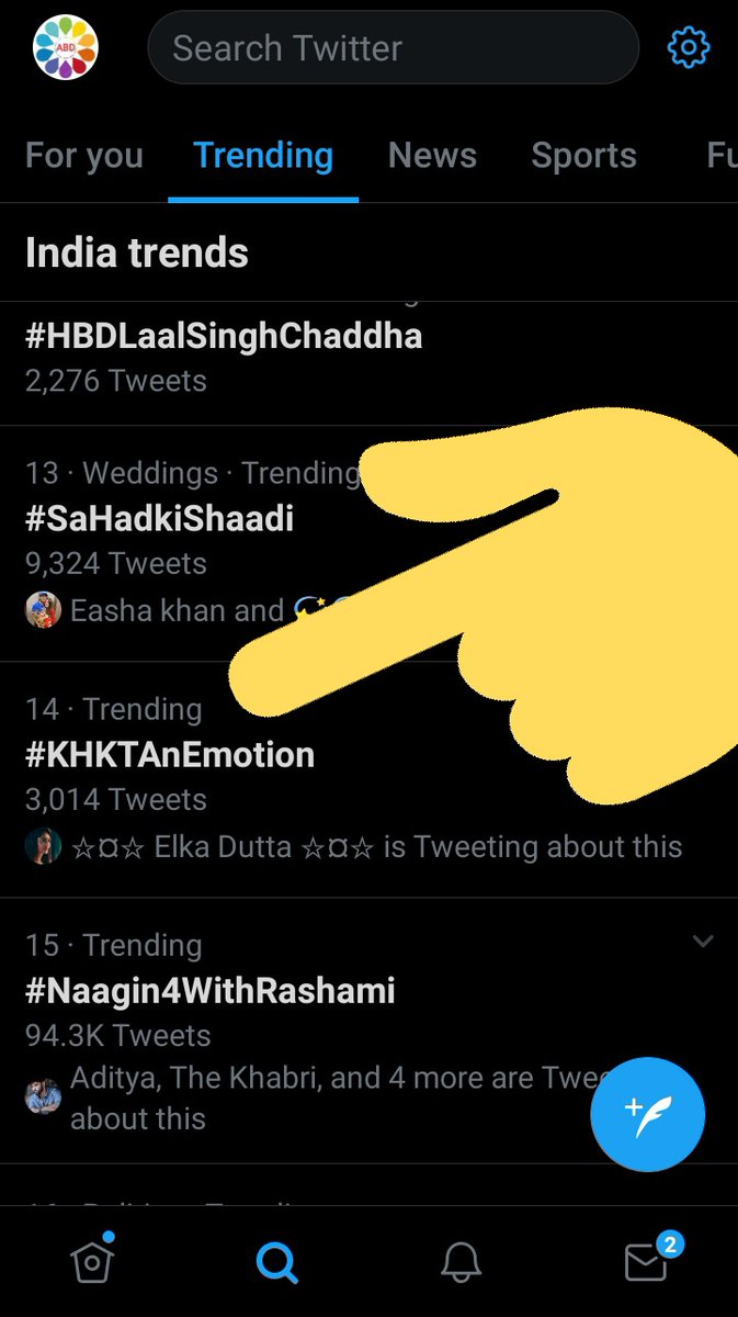 AisFirstofAll's tweet photo. Trending in India at No.14 with 3000K+ tweets 

#KHKTAnEmotion https://t.co/bWdFlsMBdv