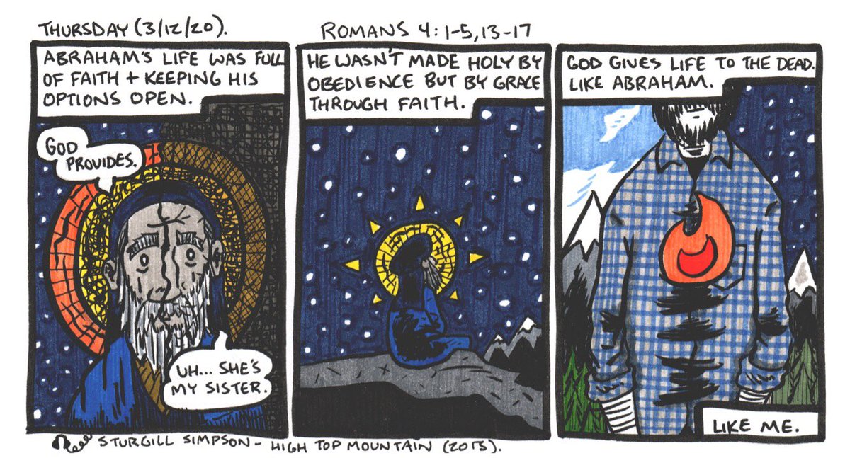 kiddashcomics's tweet photo. The Graphic Missionary (3/12/20). #lent #lent2020 #contemplativecomics #holdfast #makecomics https://t.co/3d0tpHJoSM