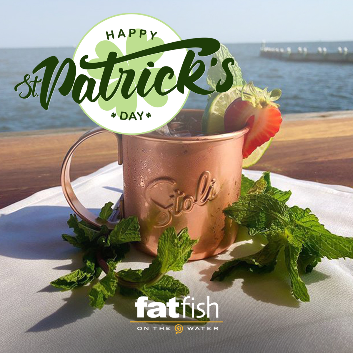 fatfishbistro's tweet photo. Get ready for the St. Pattys Day the fatfish way! See you soon. #fatfish2020 https://t.co/MedRvXQS80