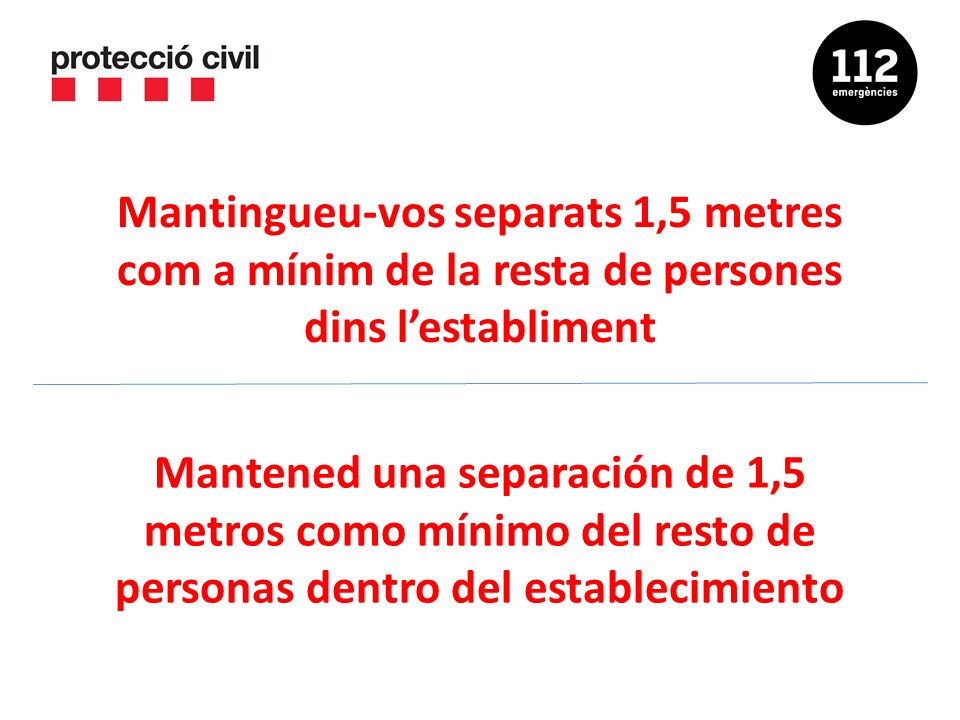 pcvacarisses's tweet photo. Als responsables dels establiments que puguin romandre oberts, US DEMANEM que pengeu aquest cartell imprès o similar BEN VISIBLE. GRÀCIES.
#coronavirus #ProteccioCivil #Vacarisses https://t.co/jf7QLGq8sl