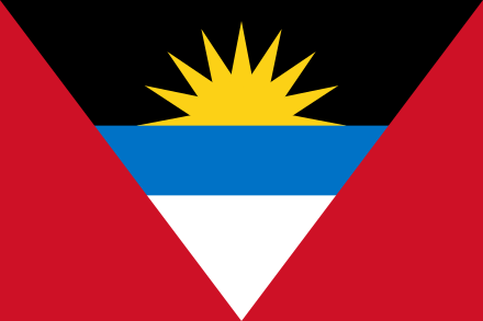 Antigua & Barbuda. 9/10. Very different to your traditional flag. Adopted in 1967 and was the product of a national competition to design the flag, artist and sculptor Sir Reginald Samuel creating the winning design. The middle section represents the sun, sea and sand