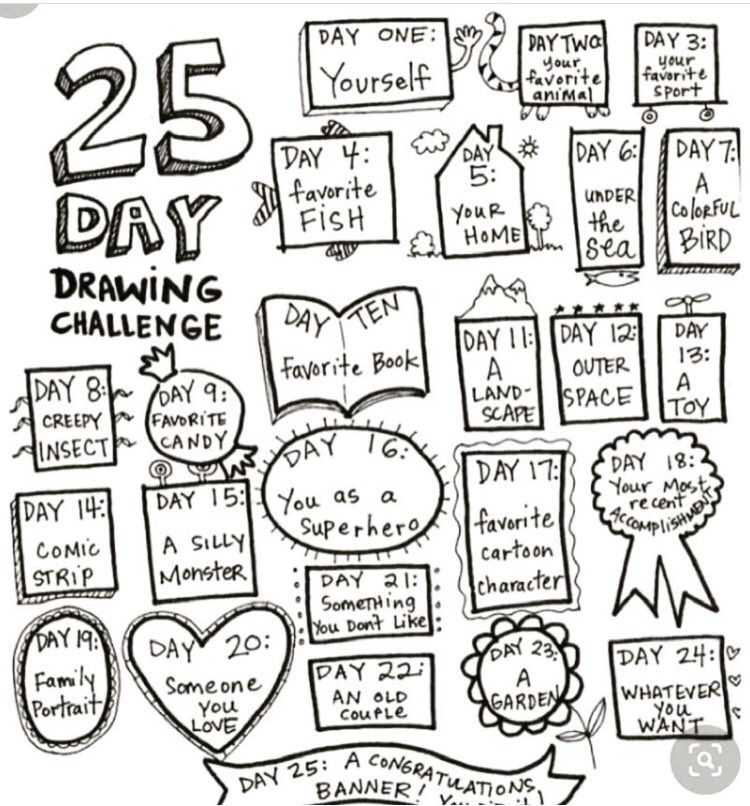 Just some ideas for my kiddos during this time away 👩🏻‍🎨 Keep creating! Thanks @sharp_artists