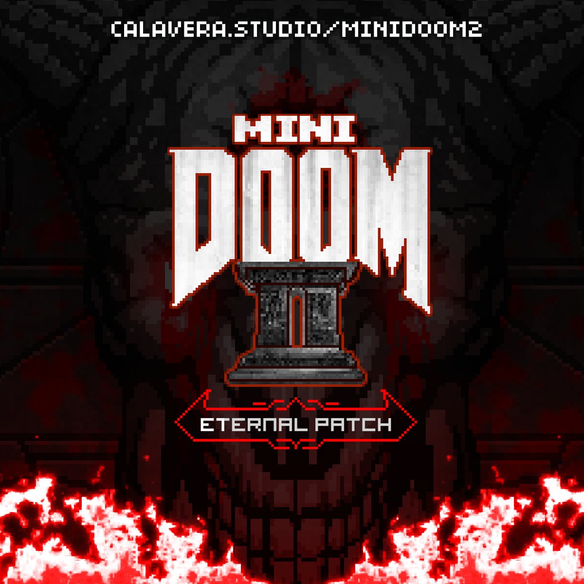 jcporcel's tweet photo. #MiniDoom 2, The ETERNAL patch is out! Here is some #pixelart from the game! Get it from itch: https://t.co/DpAV5VSIFN  #indiegame #indiedev https://t.co/7e1Evn3Uvf