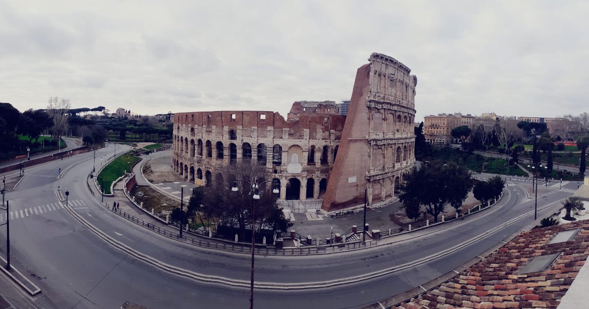 AlessAmato's tweet photo. One saturday afternoon in Rome #COVIDー19 https://t.co/mnUaQb2HXn