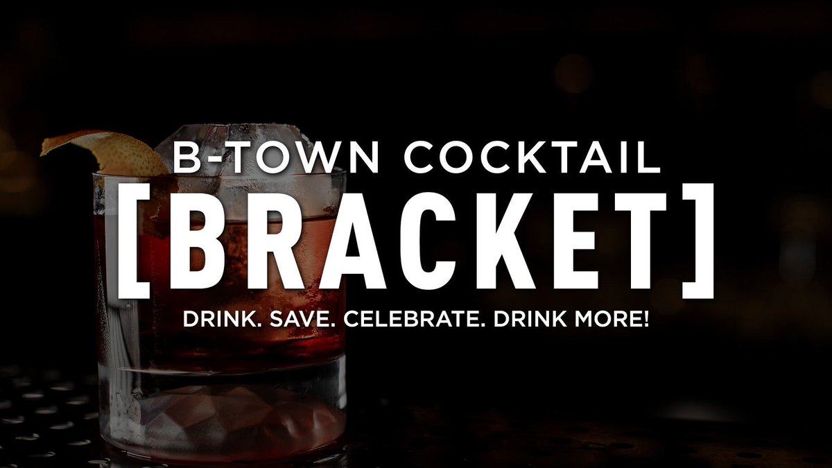 Have you filled out your bracket yet?! You have until March 22nd to predict our winners… And then prepare to savor your favorite cocktails as they go head-to-head, starting Monday! 

Check out all the details: buff.ly/2HbguSZ