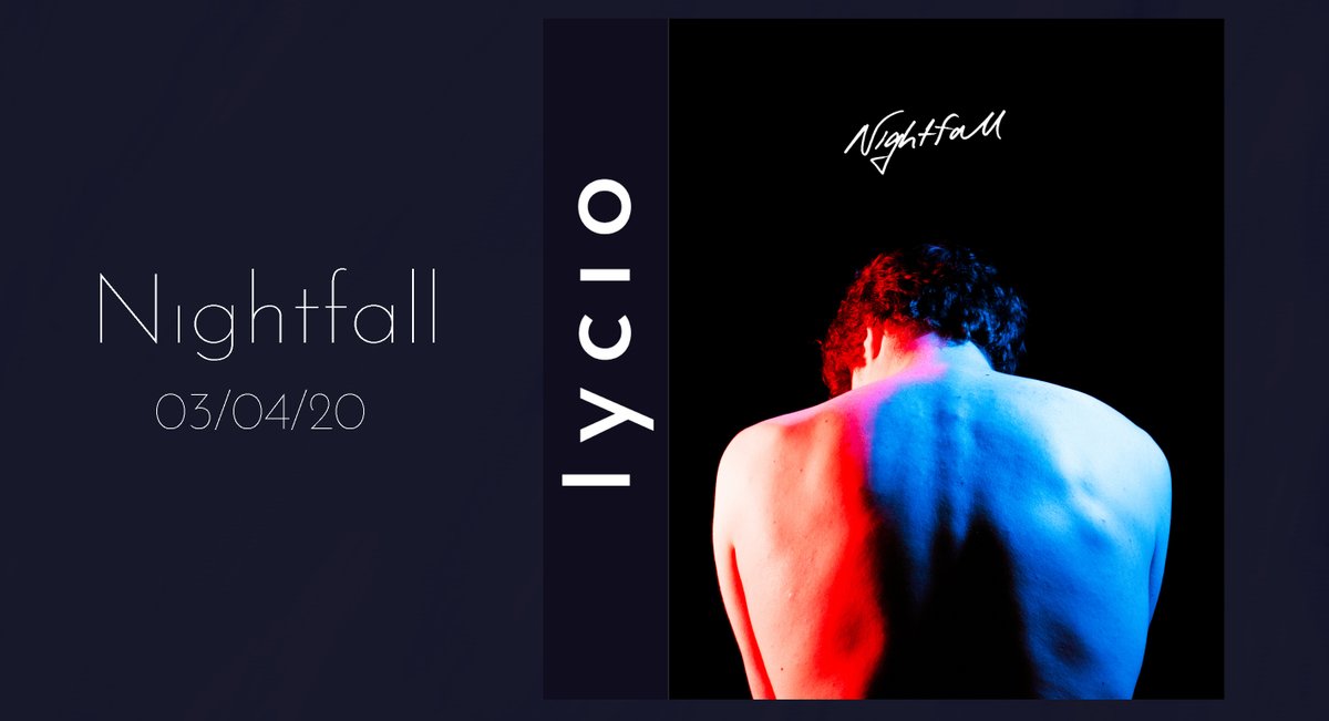 lyciomusic's tweet photo. 'Nightfall' will be dropping on Friday 3rd April and we can't wait for you to hear it #lycio #nightfall #birmingham #discoverbirmingham #newmusic #electro #altpop #electronicpop #electronicmusic https://t.co/XJhzTvxDH2
