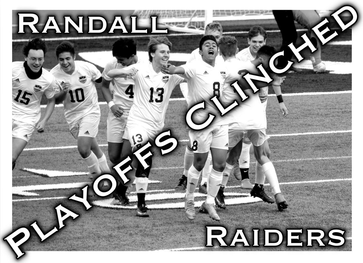🚨Final Score🚨

Randall: 2
Amarillo High: 1

Goals:
⚽️ @Jayden_Herbert2 
⚽️ <a href="/Blparker02Lee/">brady parker</a>  

Assist:
✅<a href="/Blparker02Lee/">brady parker</a> 
✅ <a href="/Ernesto93050447/">Ernesto 11</a> 

Randall is playoff bound for the 1st time in 5 years!