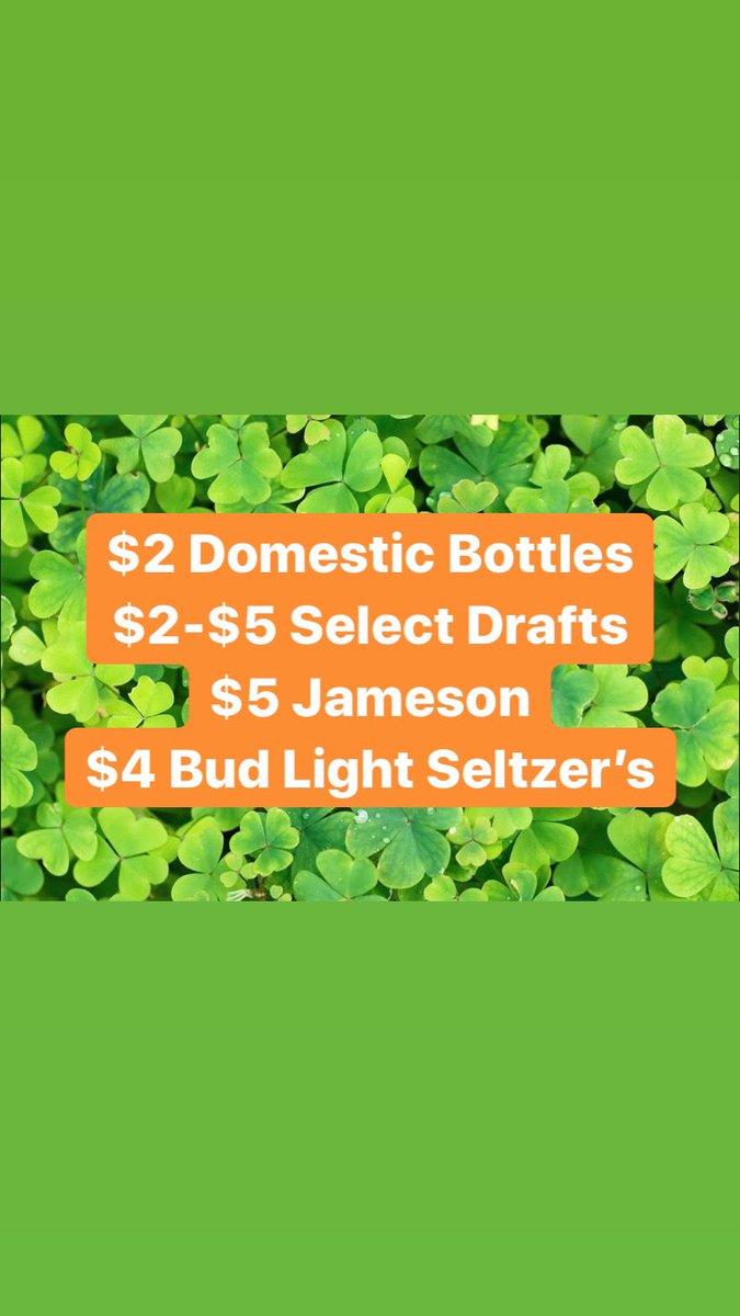 Come party with us in the #arenadistrict!! St. Patrick’s day specials all weekend long  with <a href="/budlight/">Bud Light</a> and <a href="/jamesonwhiskey/">Jameson Whiskey</a> #specials #stpatricksday #stpattysday #arenadistrict #drinking #jamo