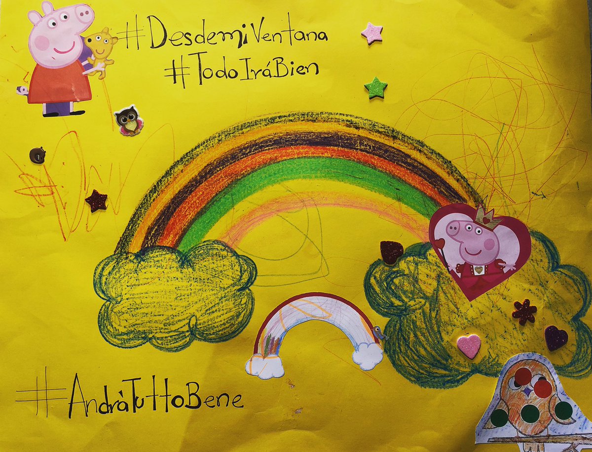 VirginiaMonita's tweet photo. Listo para colgar en el balcón 😋 #YoMeQuedoEnCasa 🏠 #DesdeMiVentana 🖼  #TodoIraBien ☁️🌈 #AndraTuttoBene 🌈 https://t.co/JCi55aLEGQ