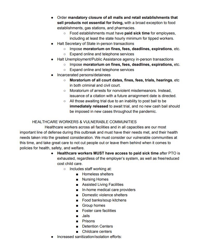 CarlyinMichigan's tweet image. My own @Mileg Coronavirus policy suggestions. Currently folding into proposals from other advocacy groups. @repWIR @DetroitEducator