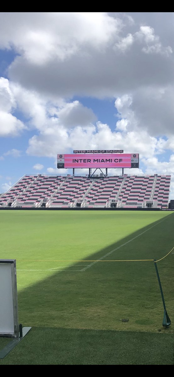 We were scheduled to be kicking off now but there are more important matters to tend to as one community!!! These stands will soon be the heartbeat of your ⁦<a href="/InterMiamiCF/">Inter Miami CF</a>⁩. To our fans: thank you for the overwhelming enthusiasm and support!! See you soon