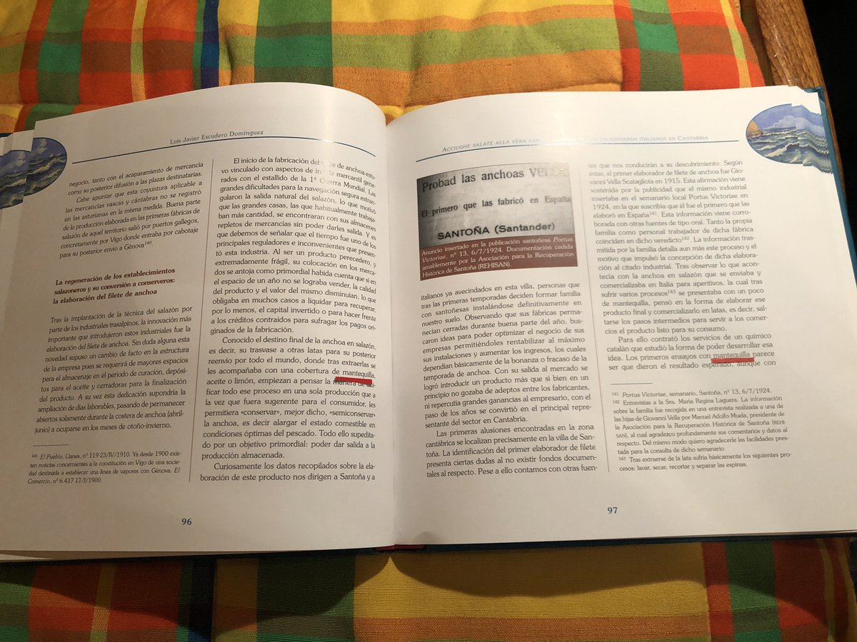 JADuyos's tweet photo. @complicidadgast Este libro me impresiona por su cantidad de datos... y por supuesto habla de la Mantequilla y la Anchoa https://t.co/jFLZSg8shI