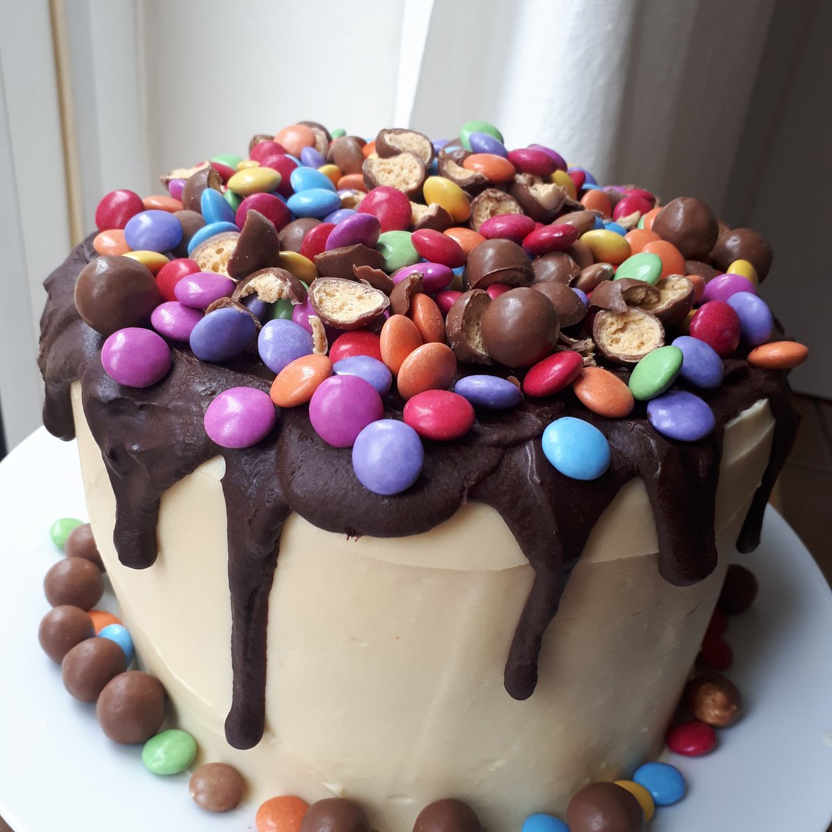 A decade on, this guy's bday cake weighs more than he did.