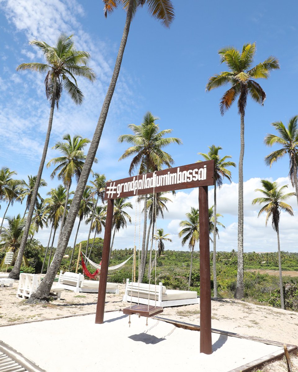 PalladiumBrasil's tweet photo. Quem ai já tirou foto no nosso balanço? <3 #GrandPalladiumImbassaí #VacationForReal #Bahia #Férias #Vacaciones https://t.co/Oh13nFEs8N