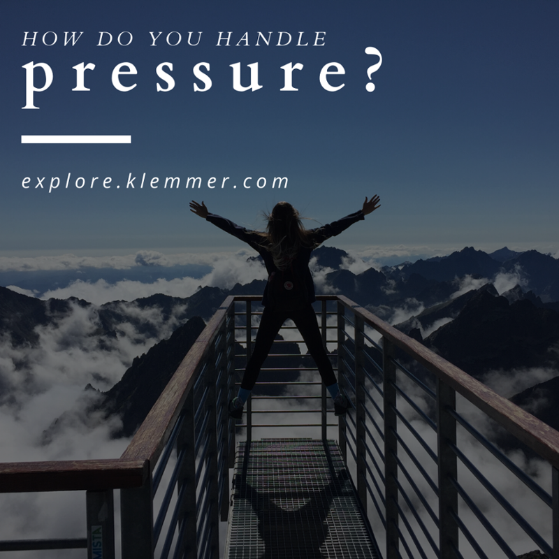TeamKlemmer's tweet photo. Everyone handles pressure differently, some work best under pressure, some freeze and others stay unaffected. So how do you handle the pressure? https://t.co/FqVzIzdVw2